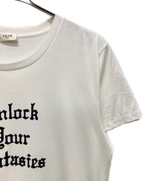 CELINE（セリーヌ）CELINE (セリーヌ) UNLOCK YOUR FANTASIES/コーディ・デフランコ Tシャツ ホワイト サイズ:Mの古着・服飾アイテム
