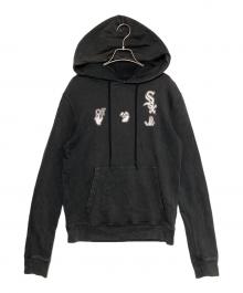 OFFWHITE（オフホワイト）の古着「Chicago White Sox HOODIE」｜ブラック