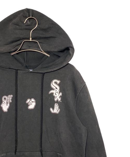 OFFWHITE（オフホワイト）OFFWHITE (オフホワイト) Chicago White Sox HOODIE ブラック サイズ:Mの古着・服飾アイテム