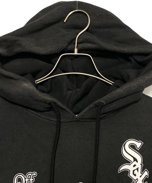 OFFWHITE（オフホワイト）OFFWHITE (オフホワイト) Chicago White Sox HOODIE ブラック サイズ:Mの古着・服飾アイテム