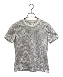 HERMES（エルメス）の古着「ボルデュックチェックマイクロ Tシャツ」｜ホワイト
