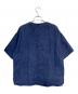 Porter Classic (ポータークラシック) ノーカラーリネンシャツ インディゴ サイズ:1：17000円