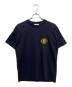 BALENCIAGA（バレンシアガ）の古着「ロゴワッペンTシャツ」｜ネイビー