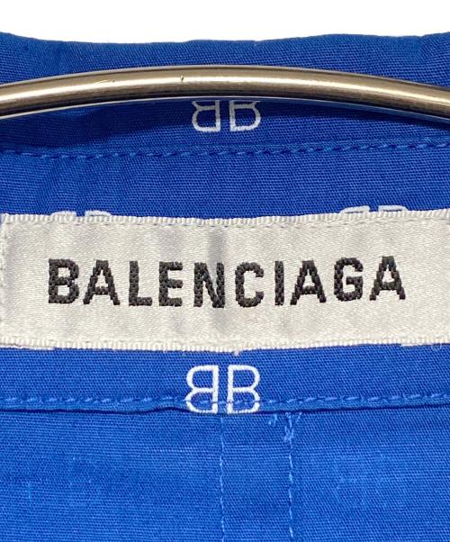 BALENCIAGA（バレンシアガ）BALENCIAGA (バレンシアガ) BBロゴシャツ ブルー サイズ:36の古着・服飾アイテム