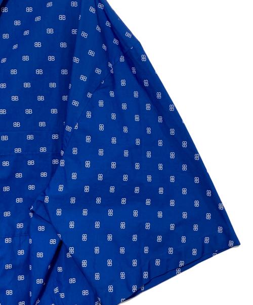 BALENCIAGA（バレンシアガ）BALENCIAGA (バレンシアガ) BBロゴシャツ ブルー サイズ:36の古着・服飾アイテム