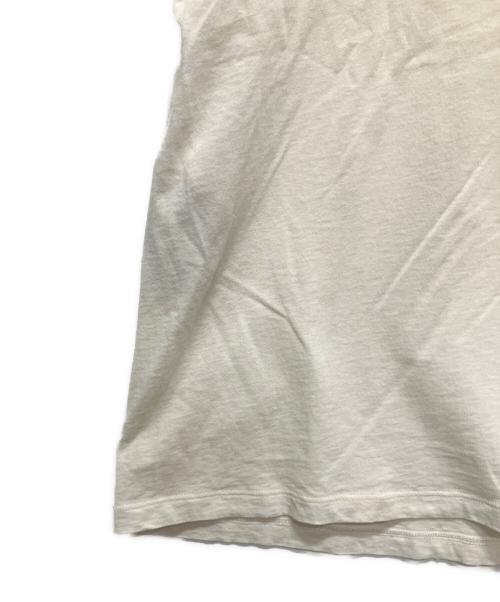 GUCCI（グッチ）GUCCI (グッチ) ヴィンテージ加工ロゴTシャツ アイボリー サイズ:XSの古着・服飾アイテム
