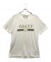 GUCCI（グッチ）の古着「ヴィンテージ加工ロゴTシャツ」｜アイボリー