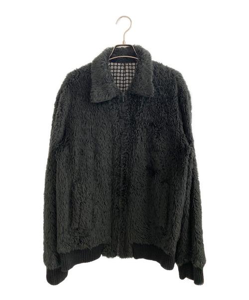 NUMBER (N)INE（ナンバーナイン）NUMBER (N)INE (ナンバーナイン) フェイクファーブルゾン ブラック サイズ:4の古着・服飾アイテム