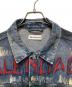 中古・古着 BALENCIAGA (バレンシアガ) 18AW Graffiti Paint Denim Jacket/グラフティペイントデニムジャケット インディゴ サイズ:36：100000円