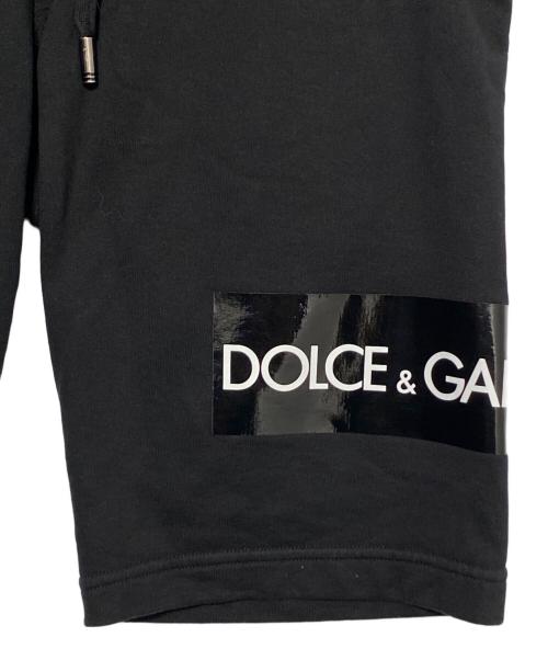 DOLCE & GABBANA（ドルチェ＆ガッバーナ）DOLCE & GABBANA (ドルチェ＆ガッバーナ) スウェットハーフパンツ ブラック サイズ:44の古着・服飾アイテム
