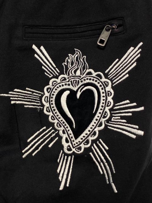 DOLCE & GABBANA（ドルチェ＆ガッバーナ）DOLCE & GABBANA (ドルチェ＆ガッバーナ) スウェットハーフパンツ ブラック サイズ:44の古着・服飾アイテム