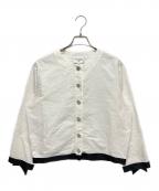 CHANELシャネル）の古着「COCO刺繍シャツジャケット」｜ホワイト