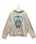 GUCCI（グッチ）の古着「GUCCI×Doraemon Character Patch Pullover Hoodie/DORAEMONロゴパーカー」｜アイボリー