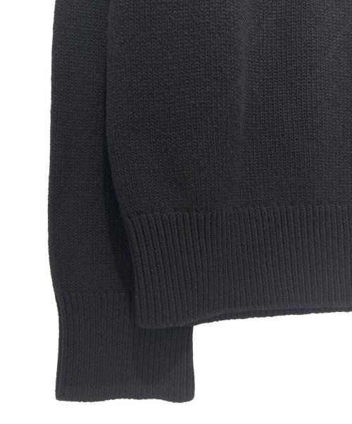 BURBERRY（バーバリー）BURBERRY (バーバリー) ロゴニット ブラック サイズ:XLの古着・服飾アイテム