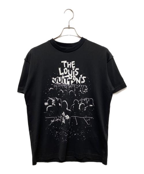 LOUIS VUITTON（ルイ ヴィトン）LOUIS VUITTON (ルイ ヴィトン) Concert print T-shirt/コンサートプリントTシャツ ブラック サイズ:XSの古着・服飾アイテム