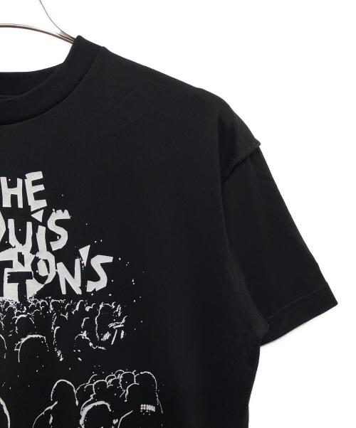 LOUIS VUITTON（ルイ ヴィトン）LOUIS VUITTON (ルイ ヴィトン) Concert print T-shirt/コンサートプリントTシャツ ブラック サイズ:XSの古着・服飾アイテム