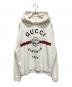 GUCCI（グッチ）の古着「24AW FIRENZE 1921 Hooded Sweat Shirt/グッチ フィレンツェ 1921 フーデッドスウェットシャツ」｜ホワイト