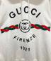 中古・古着 GUCCI (グッチ) 24AW FIRENZE 1921 Hooded Sweat Shirt/グッチ フィレンツェ 1921 フーデッドスウェットシャツ ホワイト サイズ:S：50000円