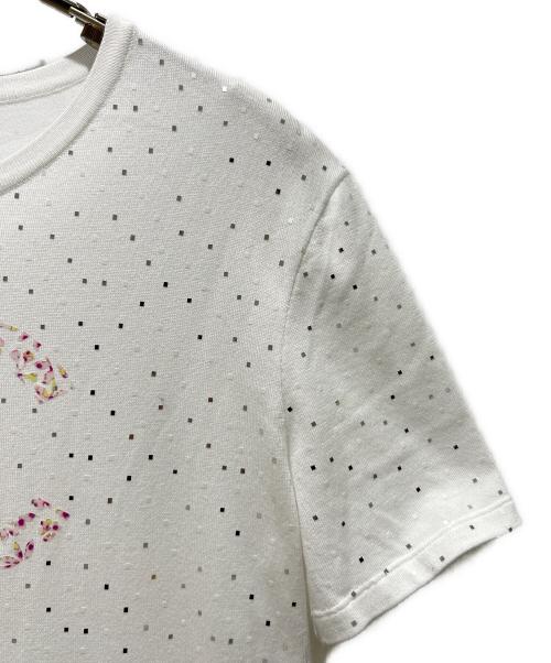 CHANEL（シャネル）CHANEL (シャネル) ココロゴラメカットソーワンピース ホワイト サイズ:36の古着・服飾アイテム