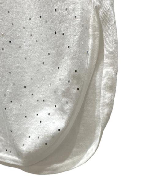 CHANEL（シャネル）CHANEL (シャネル) ココロゴラメカットソーワンピース ホワイト サイズ:36の古着・服飾アイテム