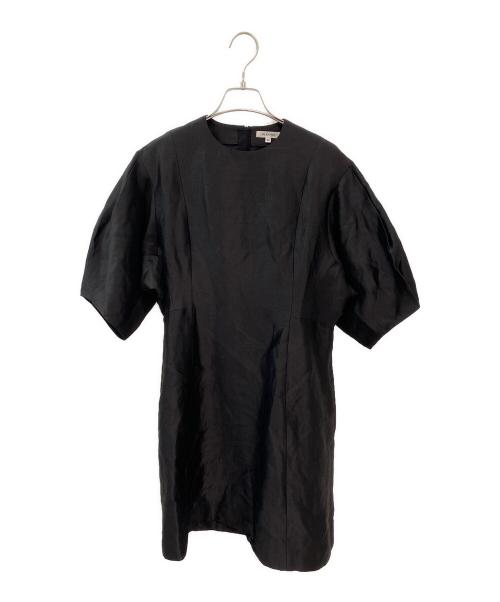 BLAMINK（ブラミンク）BLAMINK (ブラミンク) RESORT タックスリーブワンピース ブラック サイズ:36の古着・服飾アイテム