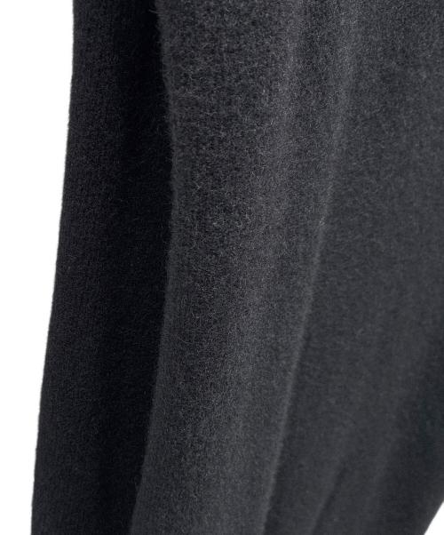 BLAMINK（ブラミンク）BLAMINK (ブラミンク) ウールノースリーブニットワンピース ブラック サイズ:36の古着・服飾アイテム