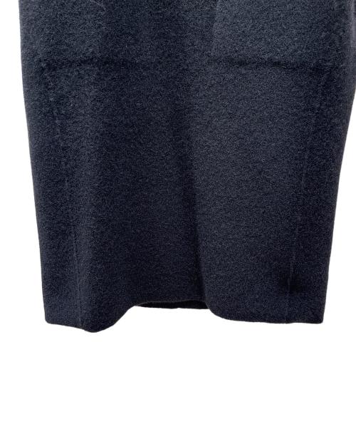 BLAMINK（ブラミンク）BLAMINK (ブラミンク) ウールノースリーブニットワンピース ブラック サイズ:36の古着・服飾アイテム