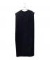 BLAMINK (ブラミンク) ウールノースリーブニットワンピース ブラック サイズ:36：32000円