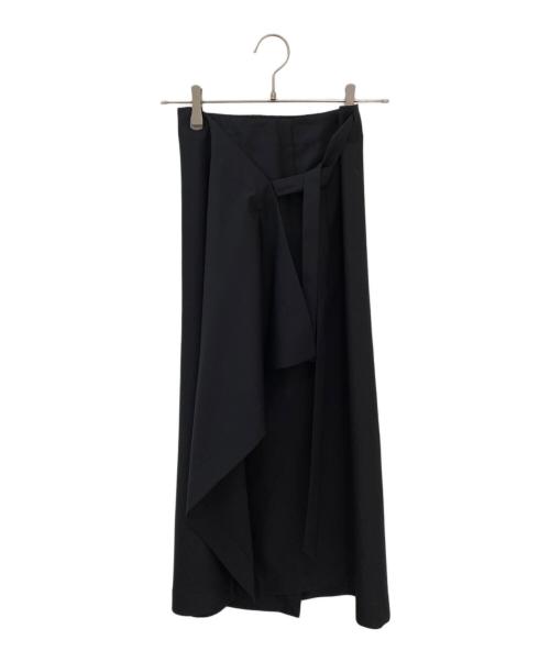 THE ROW（ザ ロウ）THE ROW (ザ ロウ) ラップスカート ブラック サイズ:XSの古着・服飾アイテム