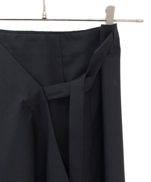 THE ROW（ザ ロウ）THE ROW (ザ ロウ) ラップスカート ブラック サイズ:XSの古着・服飾アイテム