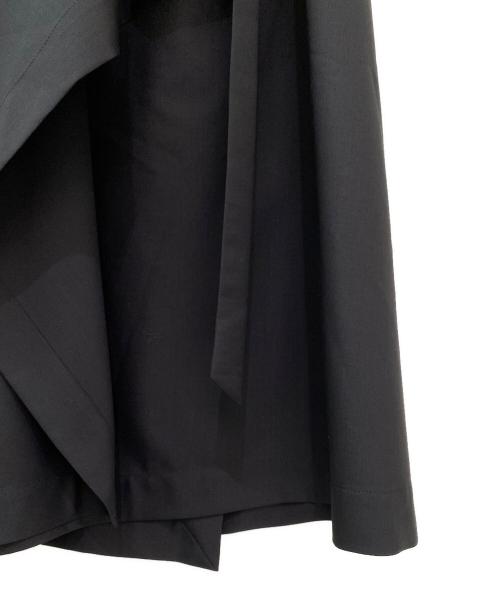 THE ROW（ザ ロウ）THE ROW (ザ ロウ) ラップスカート ブラック サイズ:XSの古着・服飾アイテム