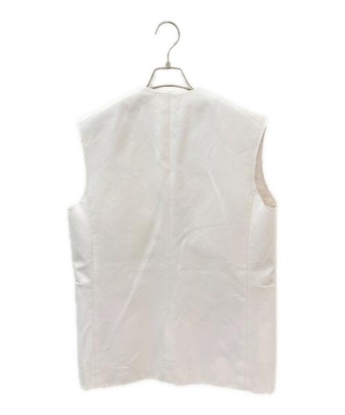 JIL SANDER（ジルサンダー）JIL SANDER (ジルサンダー) ジレ ホワイト サイズ:30の古着・服飾アイテム