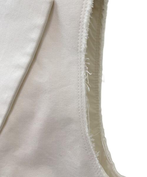 JIL SANDER（ジルサンダー）JIL SANDER (ジルサンダー) ジレ ホワイト サイズ:30の古着・服飾アイテム