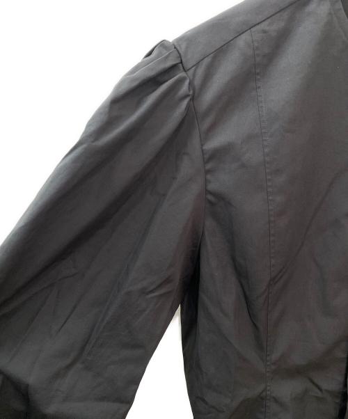 BLAMINK（ブラミンク）BLAMINK (ブラミンク) ノーカラーシャツ ブラック サイズ:36の古着・服飾アイテム