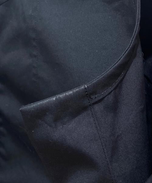 BLAMINK（ブラミンク）BLAMINK (ブラミンク) ノーカラーシャツ ブラック サイズ:36の古着・服飾アイテム