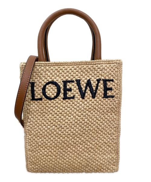 LOEWE（ロエベ）LOEWE (ロエベ) スタンダードA5トートバッグ ベージュの古着・服飾アイテム