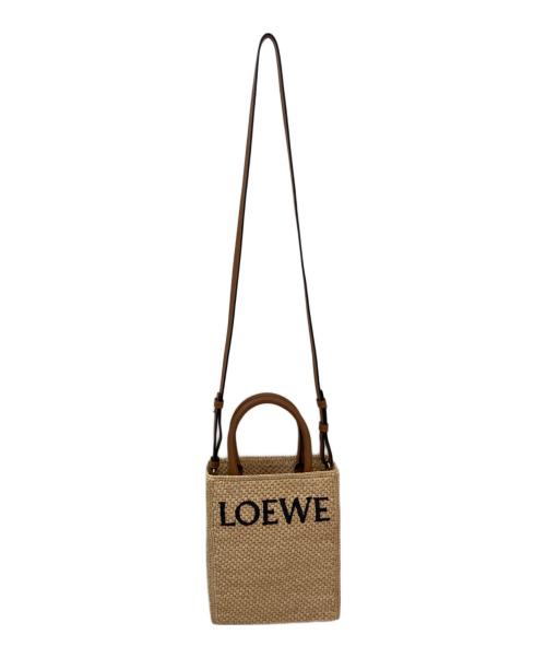 LOEWE（ロエベ）LOEWE (ロエベ) スタンダードA5トートバッグ ベージュの古着・服飾アイテム