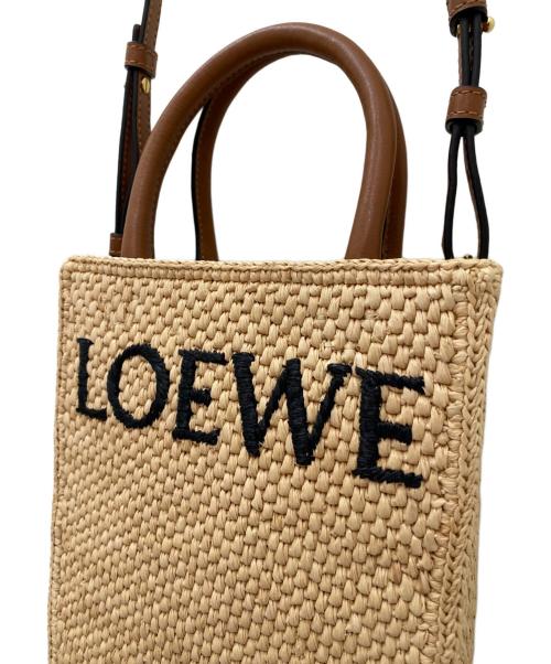 LOEWE（ロエベ）LOEWE (ロエベ) スタンダードA5トートバッグ ベージュの古着・服飾アイテム