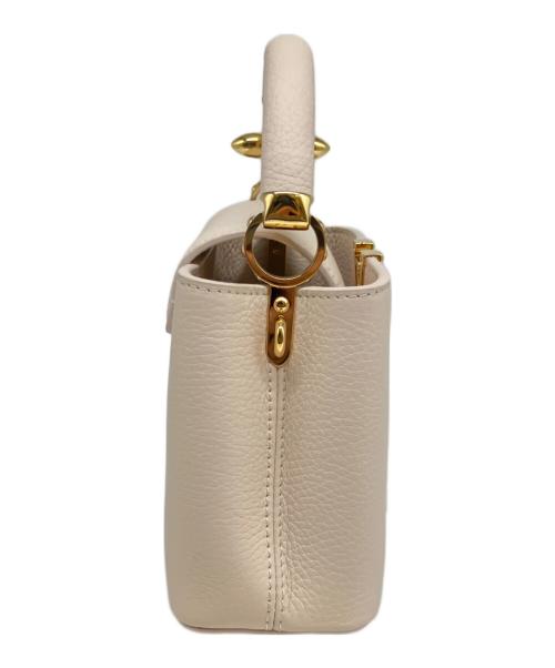 LOUIS VUITTON（ルイ ヴィトン）LOUIS VUITTON (ルイ ヴィトン) カプシーヌミニ アイボリー サイズ:ミニの古着・服飾アイテム