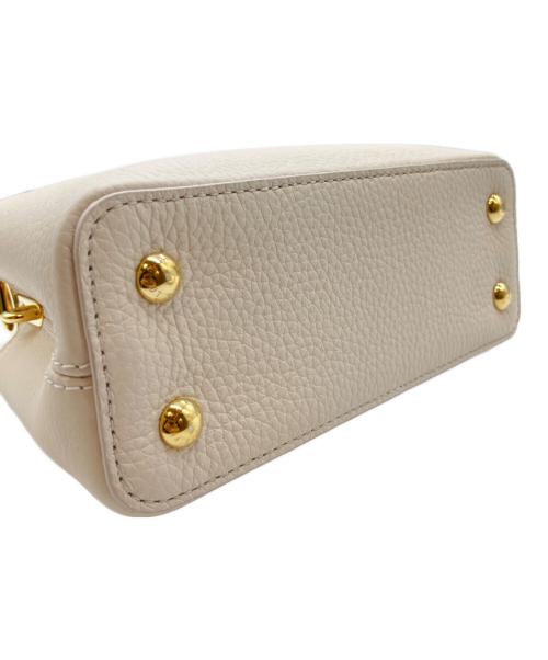 LOUIS VUITTON（ルイ ヴィトン）LOUIS VUITTON (ルイ ヴィトン) カプシーヌミニ アイボリー サイズ:ミニの古着・服飾アイテム