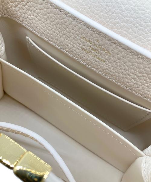 LOUIS VUITTON（ルイ ヴィトン）LOUIS VUITTON (ルイ ヴィトン) カプシーヌミニ アイボリー サイズ:ミニの古着・服飾アイテム