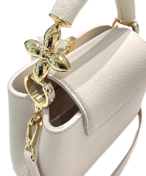 LOUIS VUITTON（ルイ ヴィトン）LOUIS VUITTON (ルイ ヴィトン) カプシーヌミニ アイボリー サイズ:ミニの古着・服飾アイテム