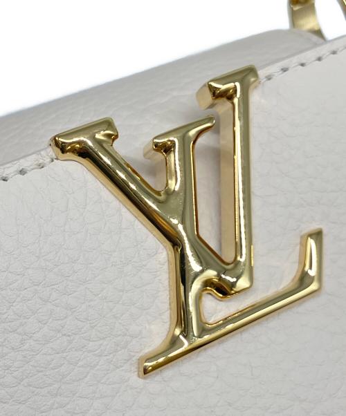 LOUIS VUITTON（ルイ ヴィトン）LOUIS VUITTON (ルイ ヴィトン) カプシーヌミニ アイボリー サイズ:ミニの古着・服飾アイテム