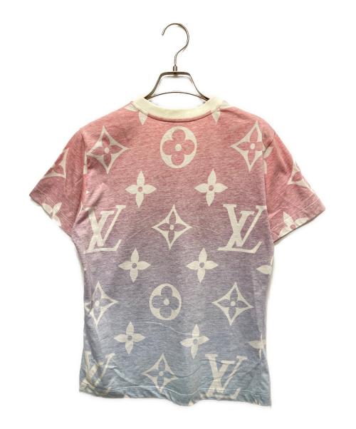 LOUIS VUITTON（ルイ ヴィトン）LOUIS VUITTON (ルイ ヴィトン) Sunrise Monogram T-shirt/サンライズモノグラムTシャツ レッド×ブルー サイズ:XSの古着・服飾アイテム