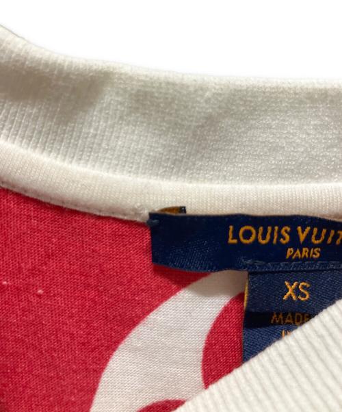 LOUIS VUITTON（ルイ ヴィトン）LOUIS VUITTON (ルイ ヴィトン) Sunrise Monogram T-shirt/サンライズモノグラムTシャツ レッド×ブルー サイズ:XSの古着・服飾アイテム