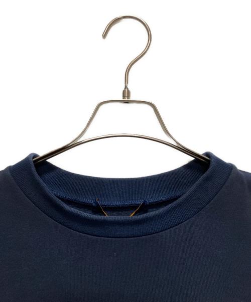 LOUIS VUITTON（ルイ ヴィトン）LOUIS VUITTON (ルイ ヴィトン) LVLogo Embroidered Sweatshirt/LVステッチプリントエンブロイダリースウェット ネイビー サイズ:XLの古着・服飾アイテム