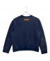 LOUIS VUITTON (ルイ ヴィトン) LVLogo Embroidered Sweatshirt/LVステッチプリントエンブロイダリースウェット ネイビー サイズ:XL：80000円