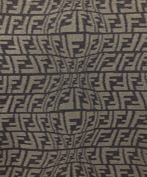 FENDI（フェンディ）FENDI (フェンディ) ズッカ柄ニットワンピース カーキ サイズ:40の古着・服飾アイテム