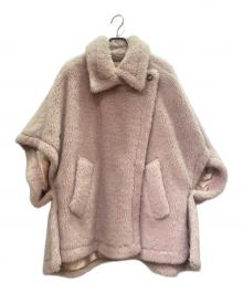 MaxMara（マックスマーラ）の古着「テディベアケープ」｜サンド(ベージュ系)