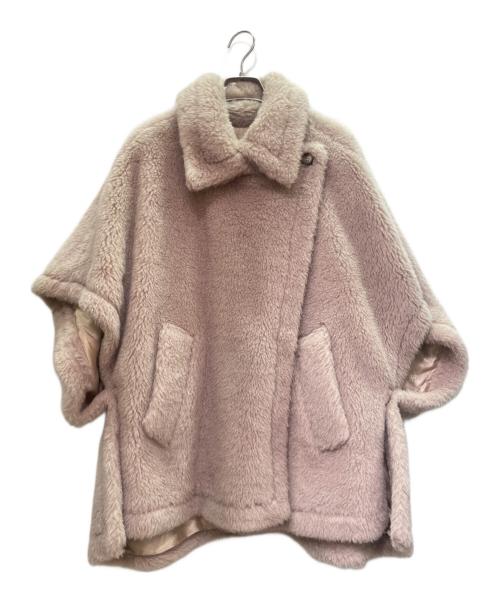 MaxMara（マックスマーラ）MaxMara (マックスマーラ) テディベアケープ サンド(ベージュ系) サイズ:FREEの古着・服飾アイテム